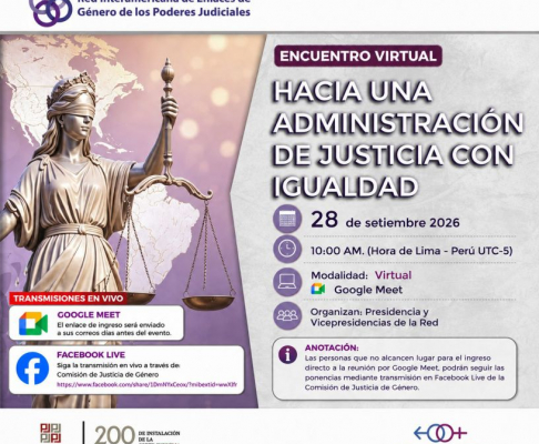 Secretaría de Género de la CSJ participó de encuentro virtual de la Red Interamericana de Enlaces de Género de los Poderes Judiciales
