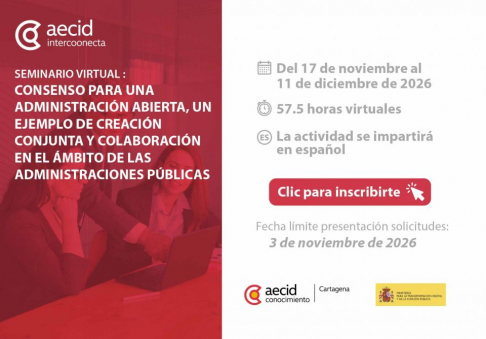 Invitan a seminario virtual sobre administración abierta.