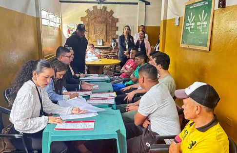 El Juzgado de Ejecución Penal de la Circunscripción Judicial de Cordillera realizó una jornada de control y supervisión en la Penitenciaría Padre Juan Antonio de la Vega, ubicada en Emboscada.