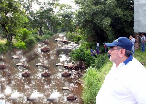 El ministro doctor Antonio Fretes encabezó el operativo ambiental.