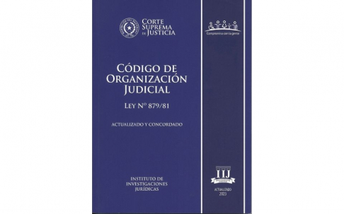IIJ incorporó obra “Código de Organización Judicial. Ley N° 879/81. Actualizado y Concordado” año 2026