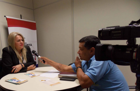 Abogada Gloria Susana Larán, mediadora del Poder Judicial de Cordillera.
