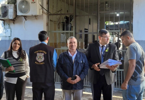 Comitiva judicial constató situación de internos en la Penitenciaría de de Tacumbú.