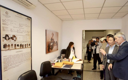 Comitiva diplomática coreana visitó las instalaciones del Museo de la Justicia.