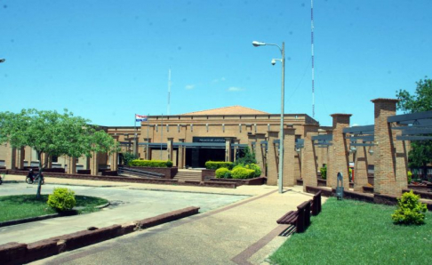 Fachada de la sede judicial de Paraguarí.