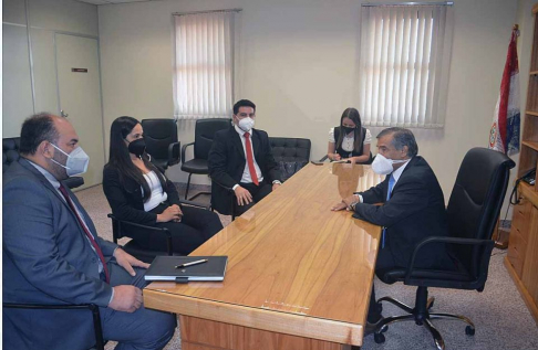 El ministro de la Corte Suprema de Justicia, Manuel Ramírez Candia, mantuvo diferentes reuniones con diversos representantes de la sociedad civil.     