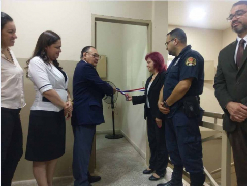Durante la visita a la penitenciaría autoridades judiciales inauguraron una oficina dentro del penal que servirá para el usufructo del Juzgado de Ejecución.
