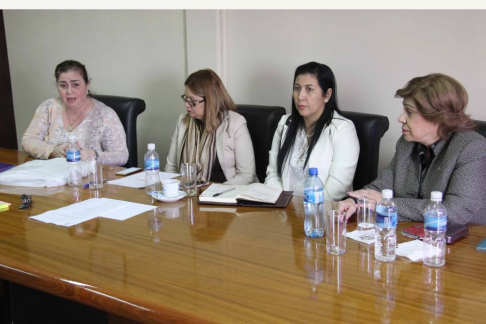Ministra Módica se reunió con autoridades de Alto Paraná.