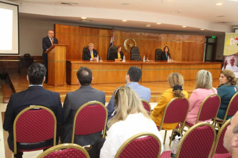 Segunda sesión ordinaria del Copaju y firma del acta como socios fundadores.