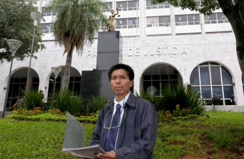 Remigio Romero, líder indígena, se inscribió y registró como traductor ante la máxima instancia judicial.