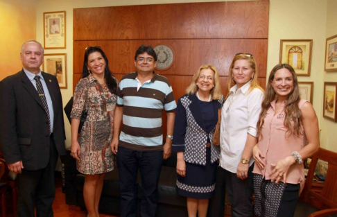 Los ministros Alicia Pucheta y Luis Benítez Riera recibieron a los representantes del Ministerio Público y Supremo Tribunal Federal de Brasil.