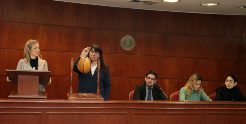 Sorteo de preopinantes para la Sala Civil se realizo en la sede judicial de Asunción.