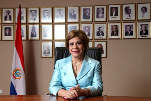 La ministra de la Corte Suprema de Justicia, doctora Gladys Bareiro de Módica