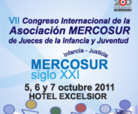 Afiche del Congreso Infancia-Justicia Mercosur Siglo XXI