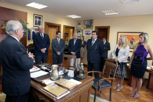El acto fue realizado en el despacho del ministro de la Corte Suprema de Justicia, doctor Miguel Oscar Bajac