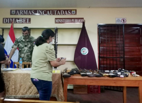Poder Judicial realiza primera entrega de armas y municiones incautadas a la Dimabel