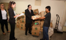 Dirección de Marcas y Señales entregó 542 kg de residuos sólidos para reciclaje