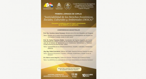 Ministra Llanes participará en la Primera Jornada del COPAJU Paraguay