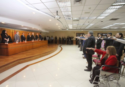 En el Salón Auditorio Serafina Dávalos del Poder Judicial de Asunción, se realizó el juramento de 78 magistrados para diferentes circunscripciones del país.
