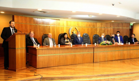 Ministros de la CSJ participaron de la apertura de curso de especialización y maestría en Justicia Constitucional y Derechos Humanos. 