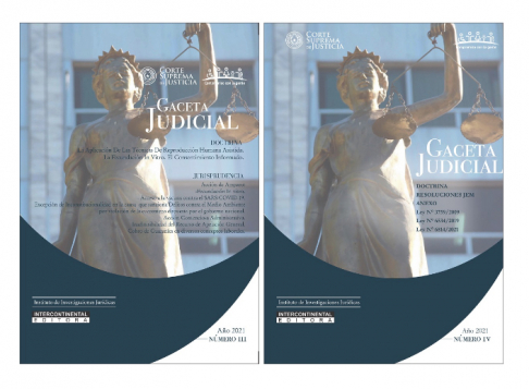 IIJ incorpora ediciones 3 y 4 de la Revista Gaceta Judicial.