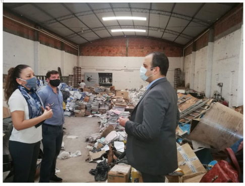 Dirección General de los Registros Públicos entregó 15.000 kilos de residuos