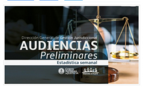 Informe de audiencias preliminares de Juzgados Penales de Asunción.
