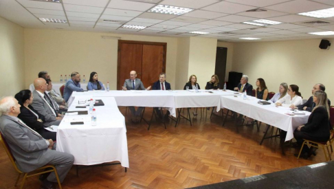 Ministro Jiménez Rolón se reunió con miembros de la Asociación de Abogados Laboralistas