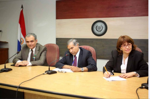 Reunión con representantes de gremios de abogados de la Circunscripción Judicial de Caaguazú. 