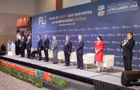 El Presidente de la Corte participó de la ceremonia inaugural del Foro Latinoamericano de las Ideas.