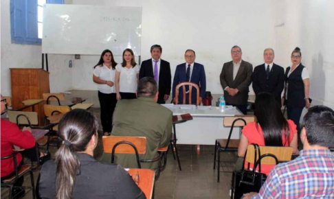 El presidente de la Circunscripción Judicial de Concepción, Mg. Eliodoro Molinas Ovelar, brindó las palabras de apertura.