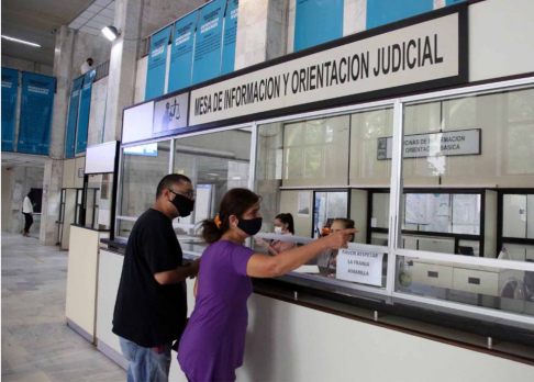 La Oficina de Información y Orientación Judicial Básica recibió más de 112.000 consultas.
