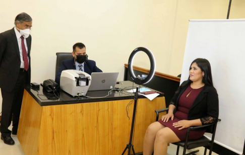 Realizaron jornada de matriculación de auxiliares de justicia en San Pedro 