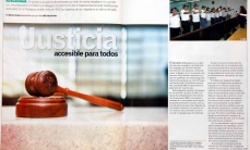 Publicación periodística resalta tarea de facilitadores judiciales