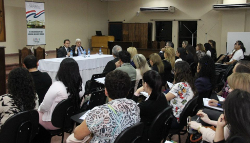 El taller tuvo la presencia del ministro de la CSJ doctor Alberto Martínez Simón.