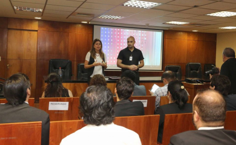 En la Sala de Conferencias del Palacio de Justicia de Asunción se realizó la reunión interinstitucional.