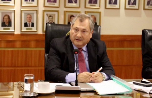 El ministro Eugenio Jiménez Rolón informó al pleno sobre la productividad en Concepeción.
