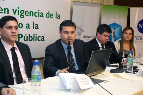 El director de Comunicación de la Corte Suprema, Abg. Mag. Luis Giménez, representó al Poder Judicial en la actividad.
