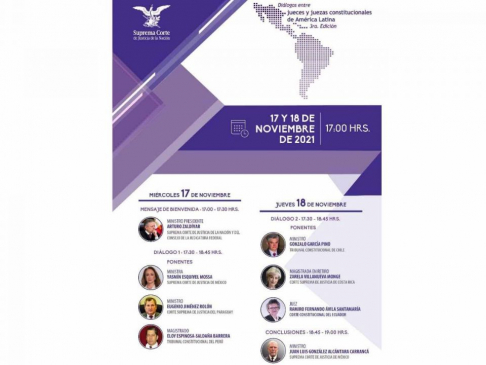 Tercera Edición de los “Diálogos entre jueces y juezas constitucionales de América Latina”
