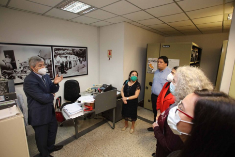 Autoridades extranjeras visitaron el Museo y Archivo del Terror
