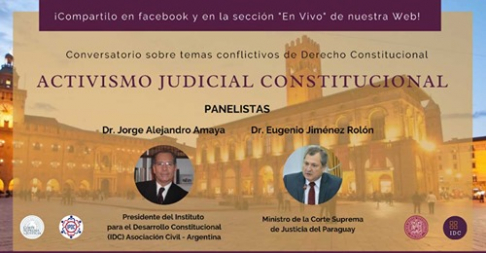Ministro Jiménez disertará en Conversatorio sobre Activismo Judicial Constitucional