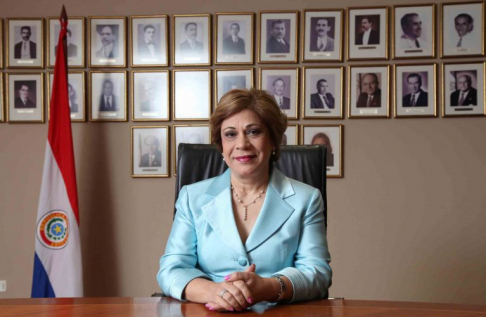 Ministra de la Corte Suprema de Justicia, doctora Gladys Bareiro de Módica.