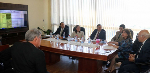 El Consejo De Administración Judicial (CAJ), mantuvo una reunión con los responsables de la implementación del Sistema de Control Interno (MECIP).