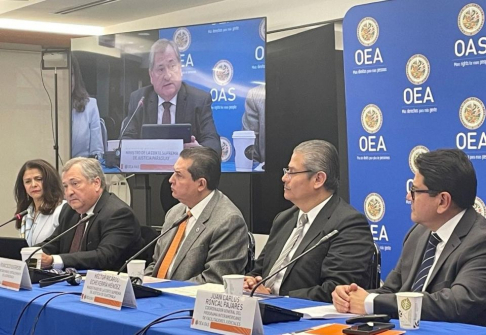 El Dr. Jiménez Rolón expuso ante la OEA la experiencia del país con el Sistema de Facilitadores Judiciales.