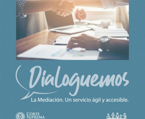 Campaña “Dialoguemos” busca difundir ventajas de Mediación