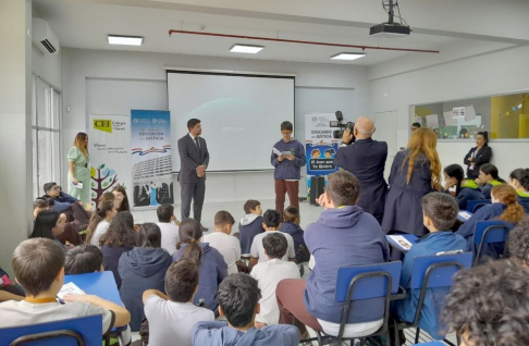 Jornada educativa dirigido a alumnos del Colegio Estado de Israel (CEI) de Asunción.