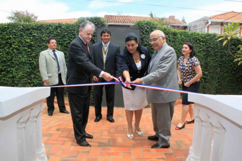 La habilitación del Juzgado de Villa Morra contó con la presencia del presidente de la Corte, Víctor Núñez, y el ministro Sindulfo Blanco.