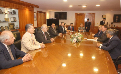 Ministros de la CSJ sostuvieron conversaciones con representantes de gremios de abogados.
