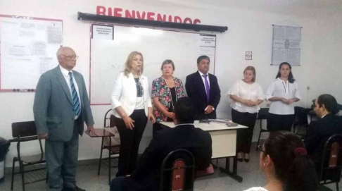 La palabra de bienvenida estuvo a cargo de la vicepresidenta primera de la circunscripción, doctora Graciela Candia.
