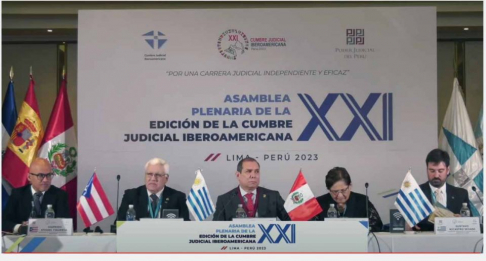 Presidente y ministros de la Corte Suprema participan del XXI Cumbre Judicial Iberoamericana